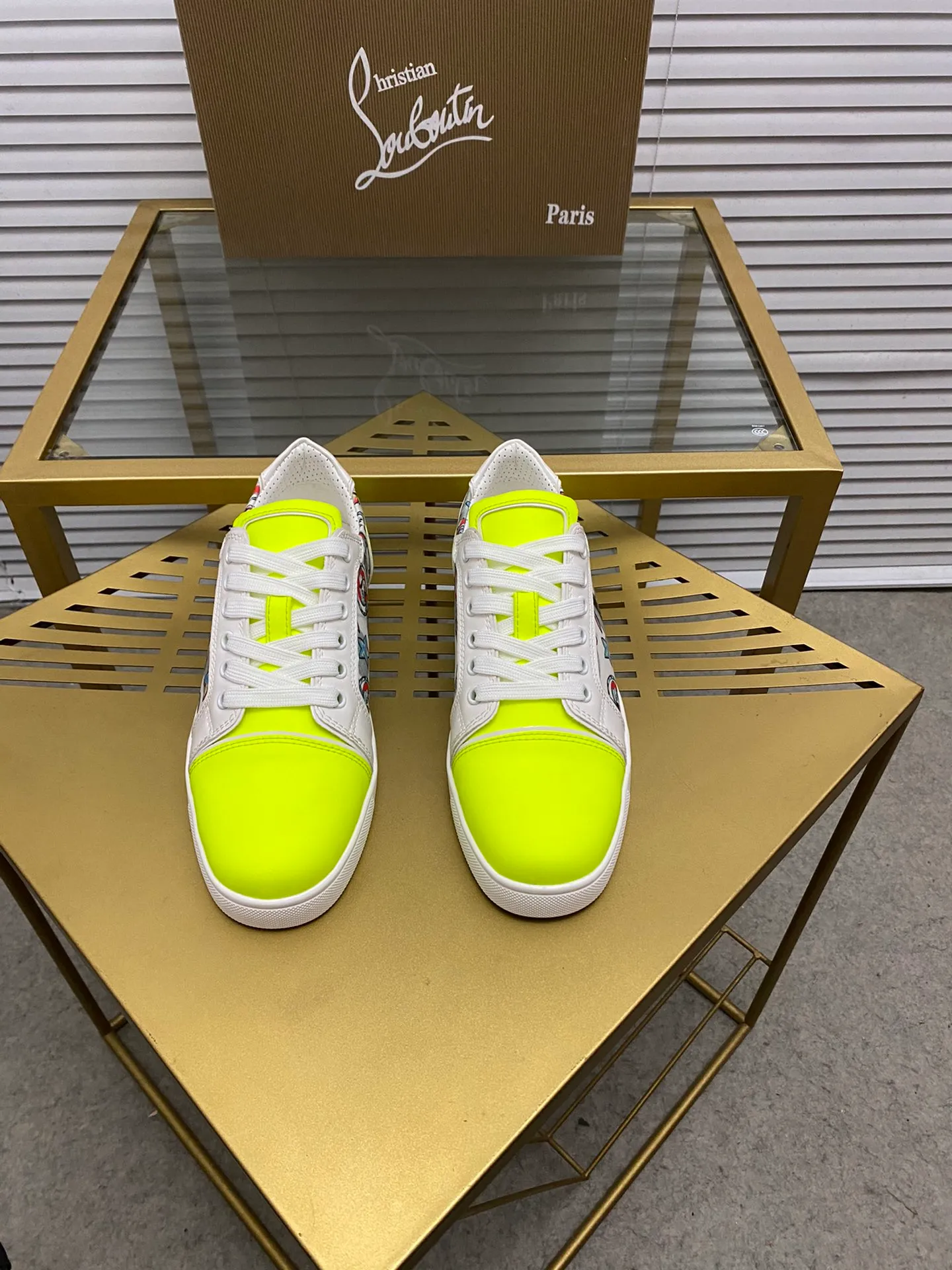 (Customized model) Ex-factory price is 500. christian louboutin (CL red sole shoes) counter series, casual sneakers for couples 📢 📢 📢 Exclusive hot style release 🎈🎈💪 Movable latex feet 👻 Finished outsole line [Proud] 😝Female 35-40# Male 38#-46, global supply😝 [Top version]: Original imported genuine leather upper, top original leather lining, original molded TPU outsole, original 1:1 detail processing, original shoe last,